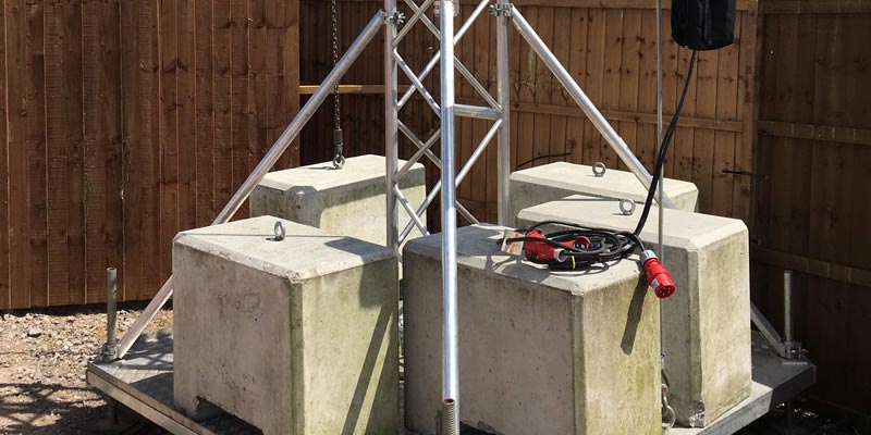 JTE Self-Climbing Smartmast tower base and motor