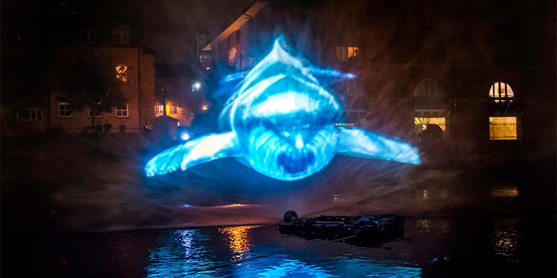 Whale Song at Light Night Leeds, Leeds West Yorkshire (photo by Lizzie Coombes)