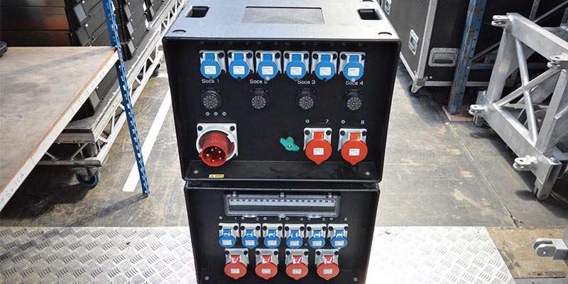 63A 3PH SES Distro and Hot Rack