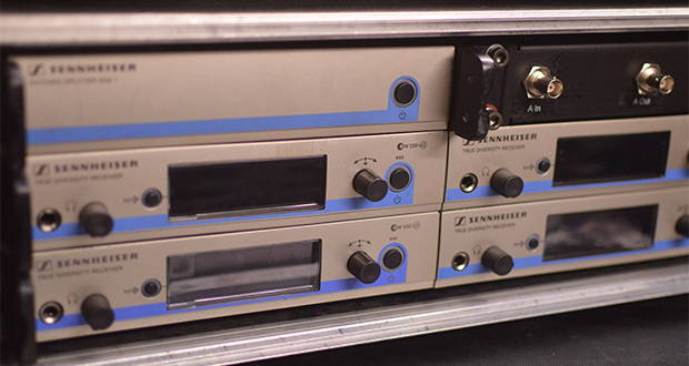 Sennheiser 500 Series 4-way receiver rack