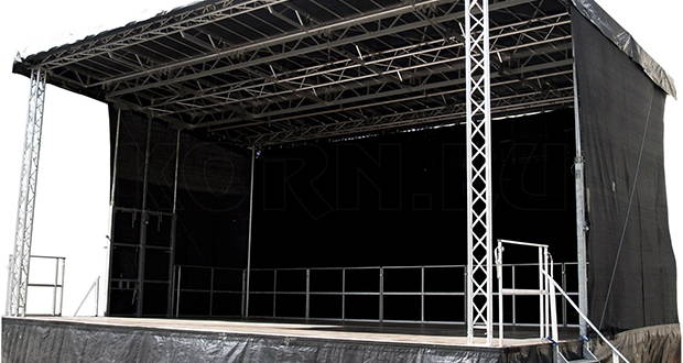 Stagemobil XXL 10m x 6m mobile trailer stage