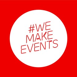 We Make Events Logo